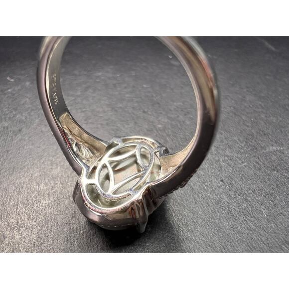 NEW Venus Jasper ring in platinum over brass size 10 - Picture 6 of 15